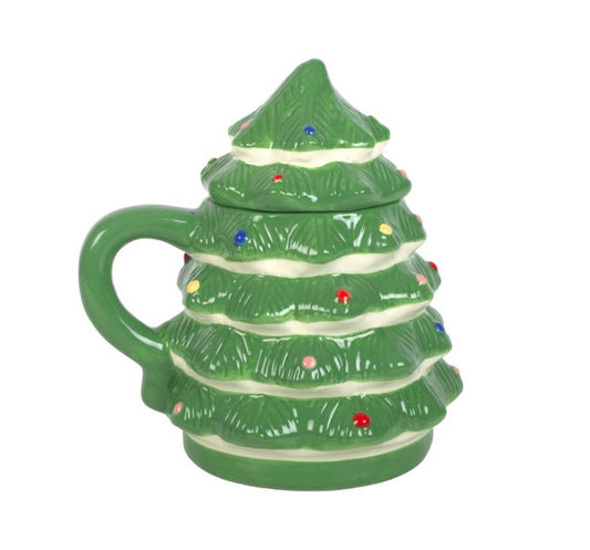 Christmas lidded mug