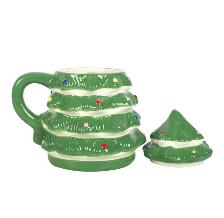 Christmas lidded mug