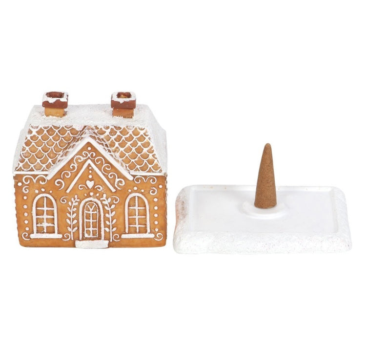 GINGERBREAD HOUSE INCENSE CONE BURNER