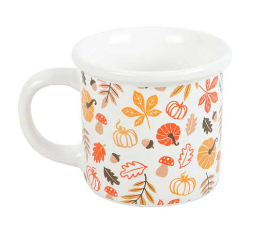 AUTUMN LEAVES AND PUMPKINS MUG